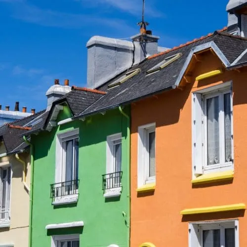facades maisons colorees ravalement