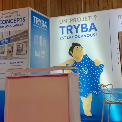 stand isolation by tryba salon franchise 2021